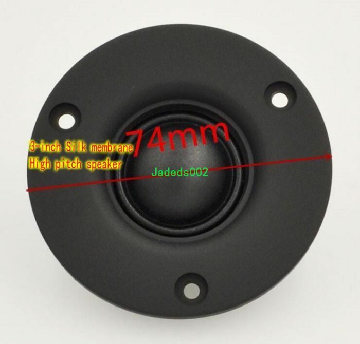 1pcs 3"inch 6ohm 6Ω 20W B7 Dome silk film tweeter Speaker Loudspeaker 74mm panel