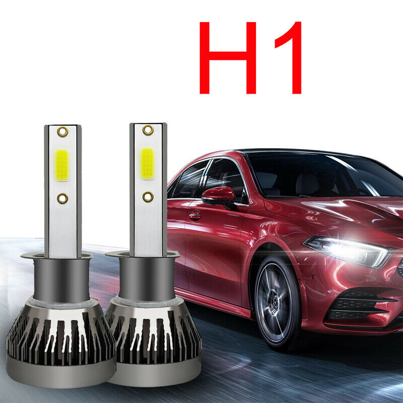 2X Car Truck SUV H1 LED Headlight 1500W 6000LM High Beam Bulb Xenon 6000K White