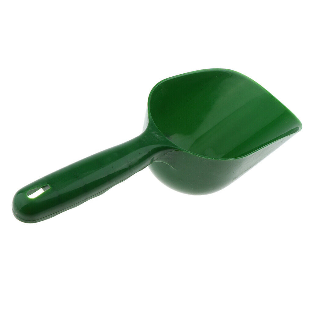 Garden Scoop for Greenhouse Potting Compost Soil  Animal Feed, Green,