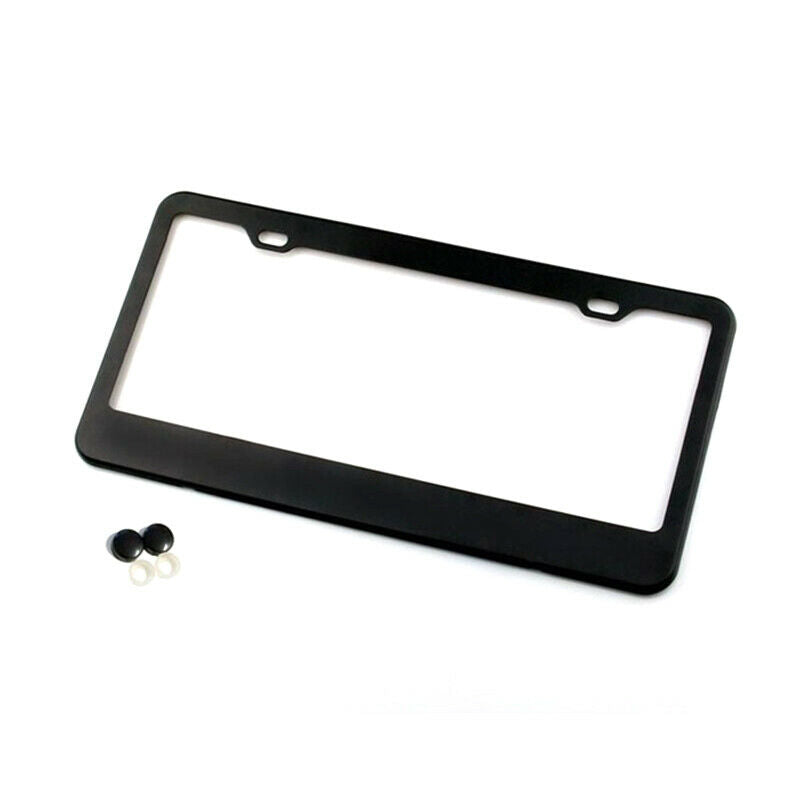 US Ca 2xChrome Stainless Steel Car Truck License Number Plate Frame+Screw CaH Pb