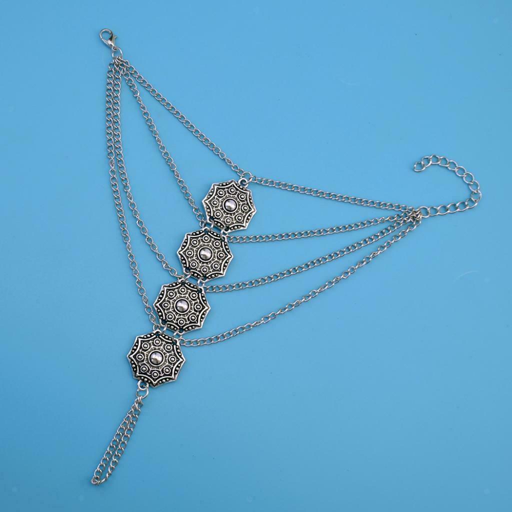 Fashion Women Girl Jewelry Bracelet Bangle Finger Ring Harness Chain Jewelry