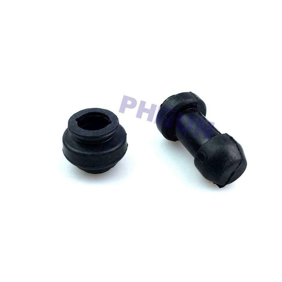 50 Sets Black Rubber Motorcycle Front Disc Calipers Pump Dustproof Cover Caps