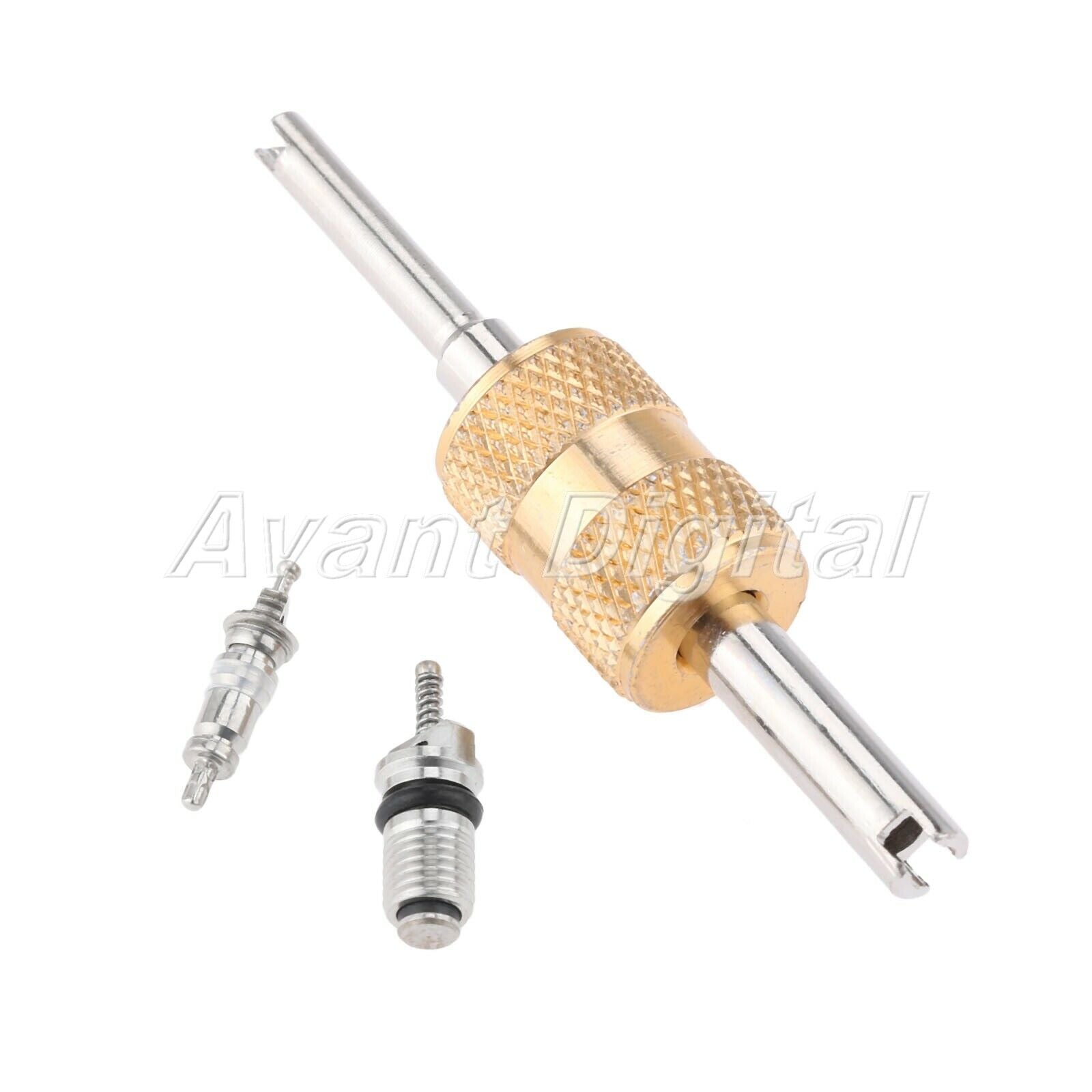 Universal A/C System Cap & Valve Cores Santech Rapid Seal Air Conditioning Kit