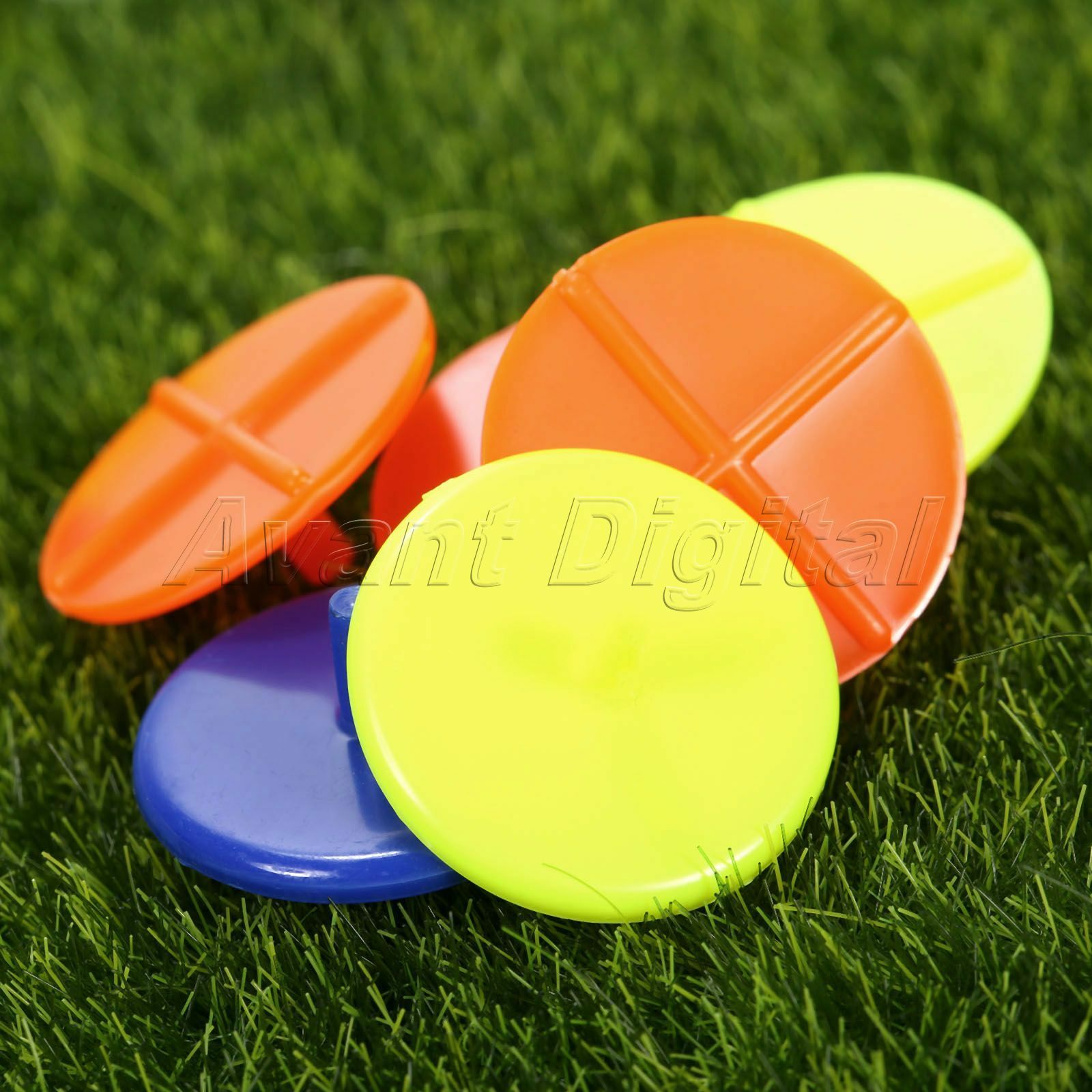 Plastic Golf Ball Position Marker Round Cross Assorted Training Mark Tool 100pcs