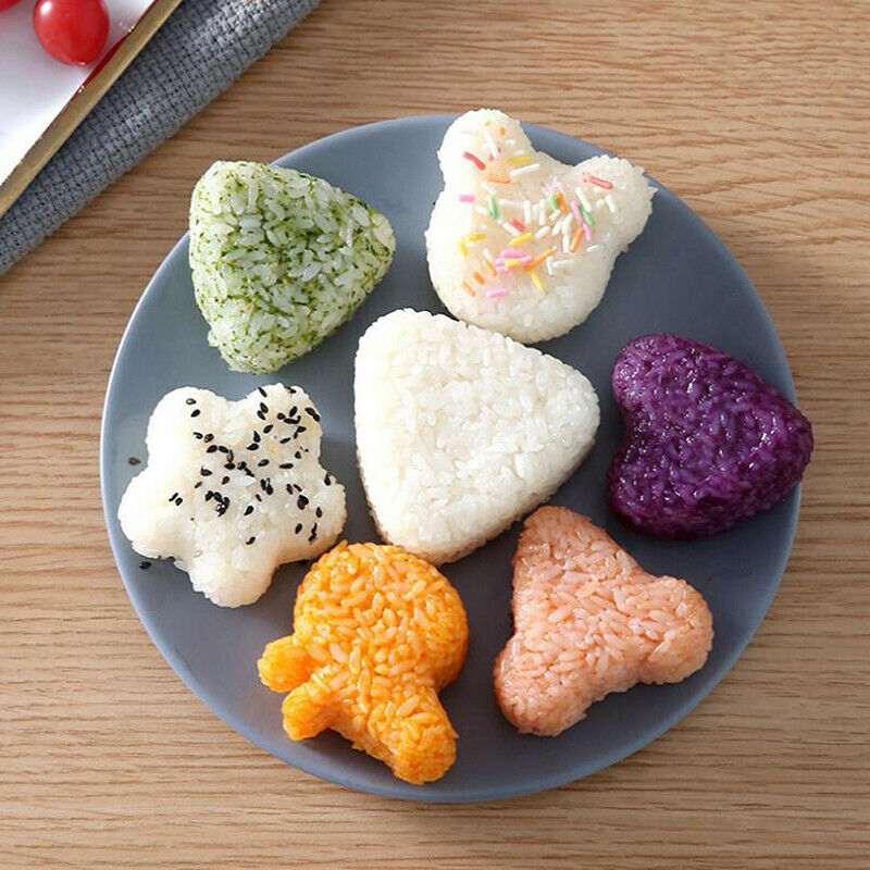 1Set Sushi Nori Rice Mold Bento Sandwich DIY Tool Kitchen Baking Nori Sus.l8