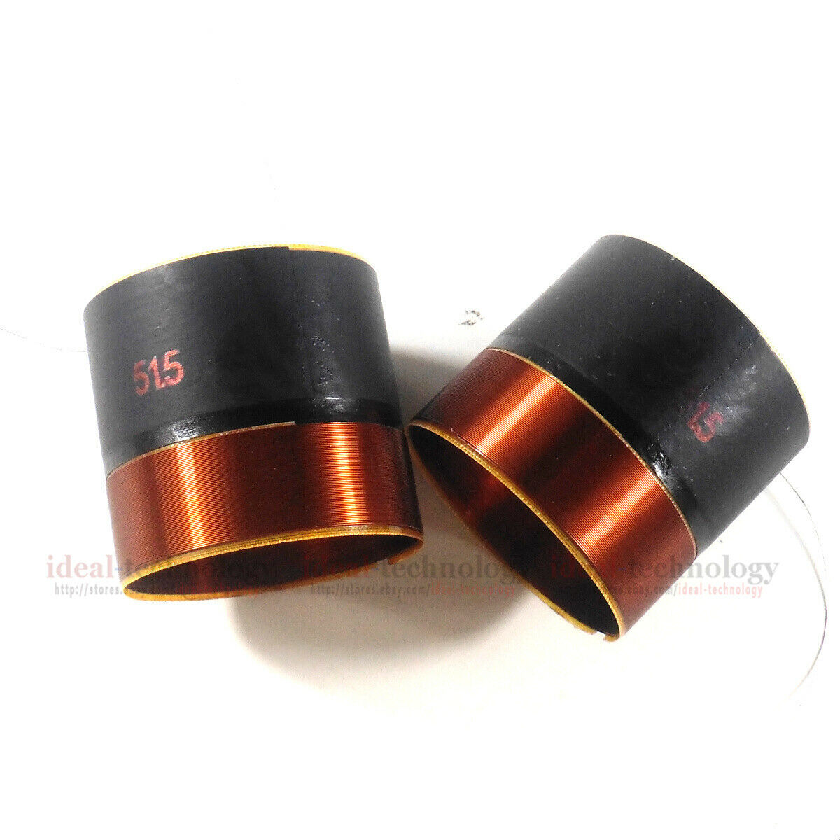 2Pcs VC 51.5mm  Fiber Glass Voice coil woofer  bass speaker In/out  2 Layers