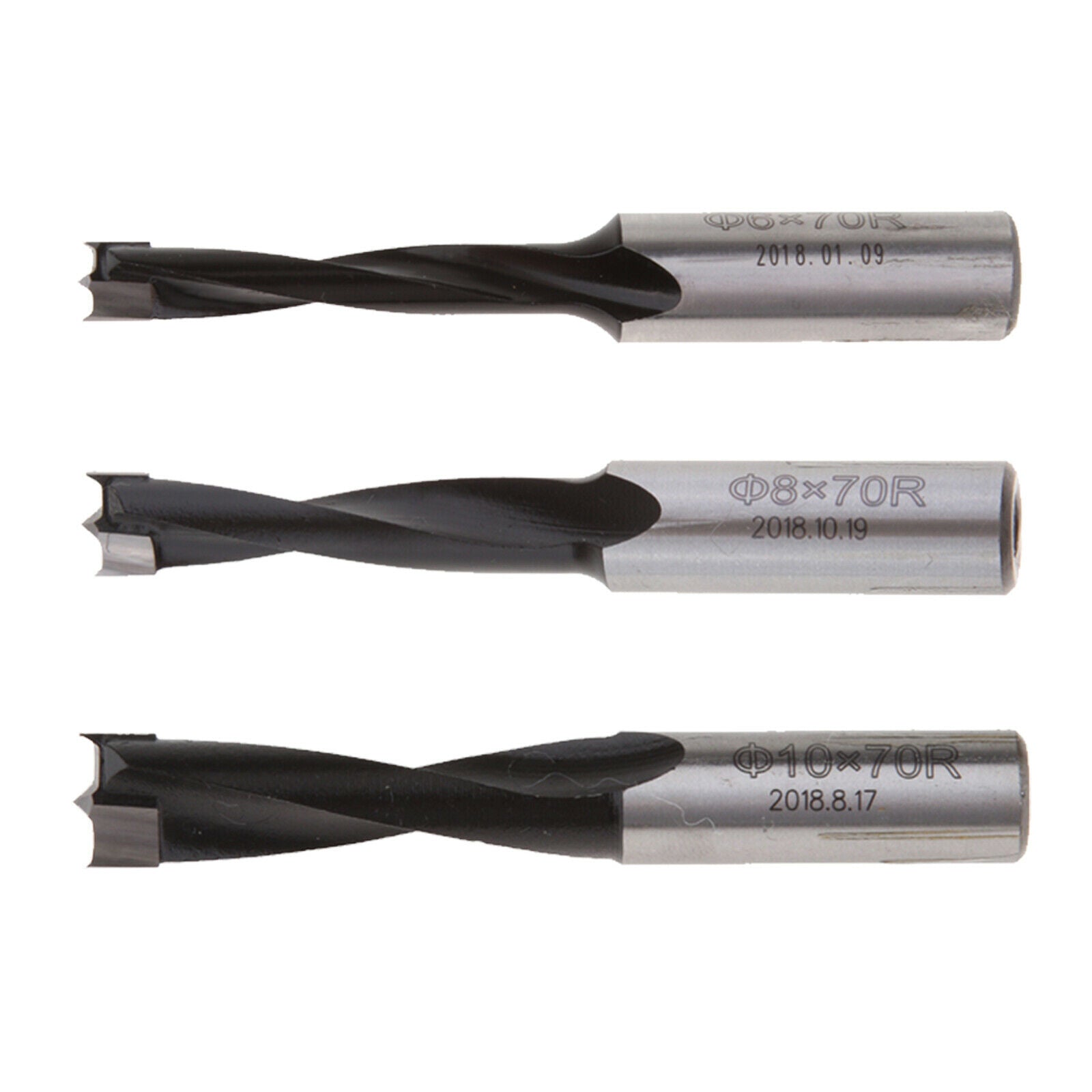 Set of 3 Durable Router Drill Bit Wood Milling Cutter Tool Straight Shank
