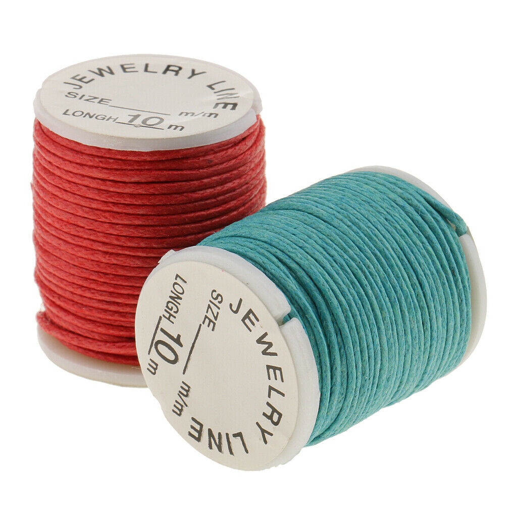10 Buns Random Color Waxed Cotton Rope Rope For The