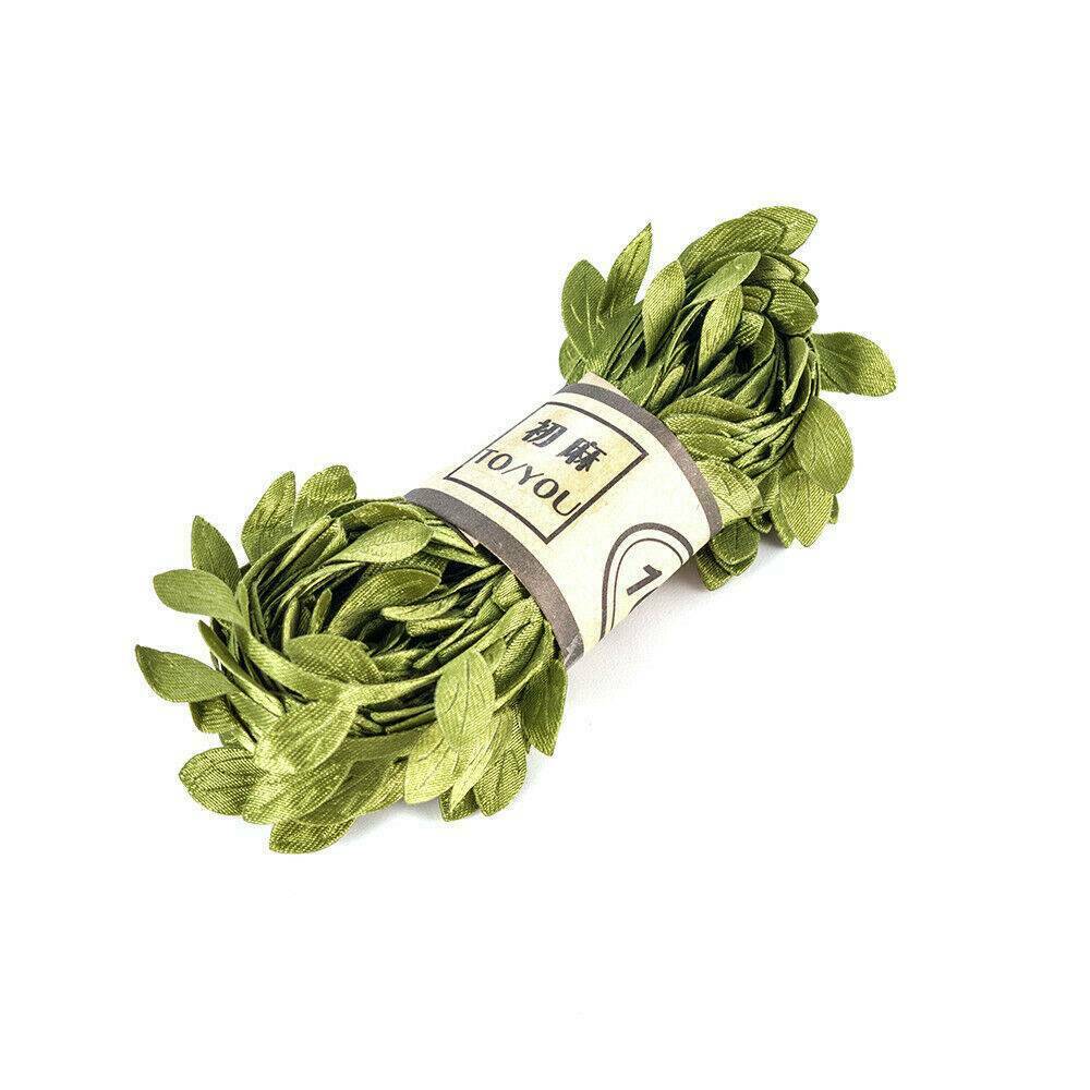 10M DIY Craft Artificial Leaf Vine Garland Plant Wreath Foliage Green DIY Decor~