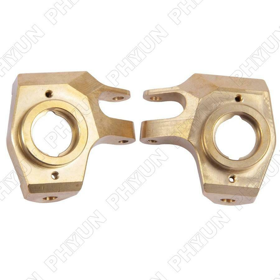 1 Pair Brass Metal Steering Knuckle For 1/10 RC Axial SCX10 II Front Axle 90046