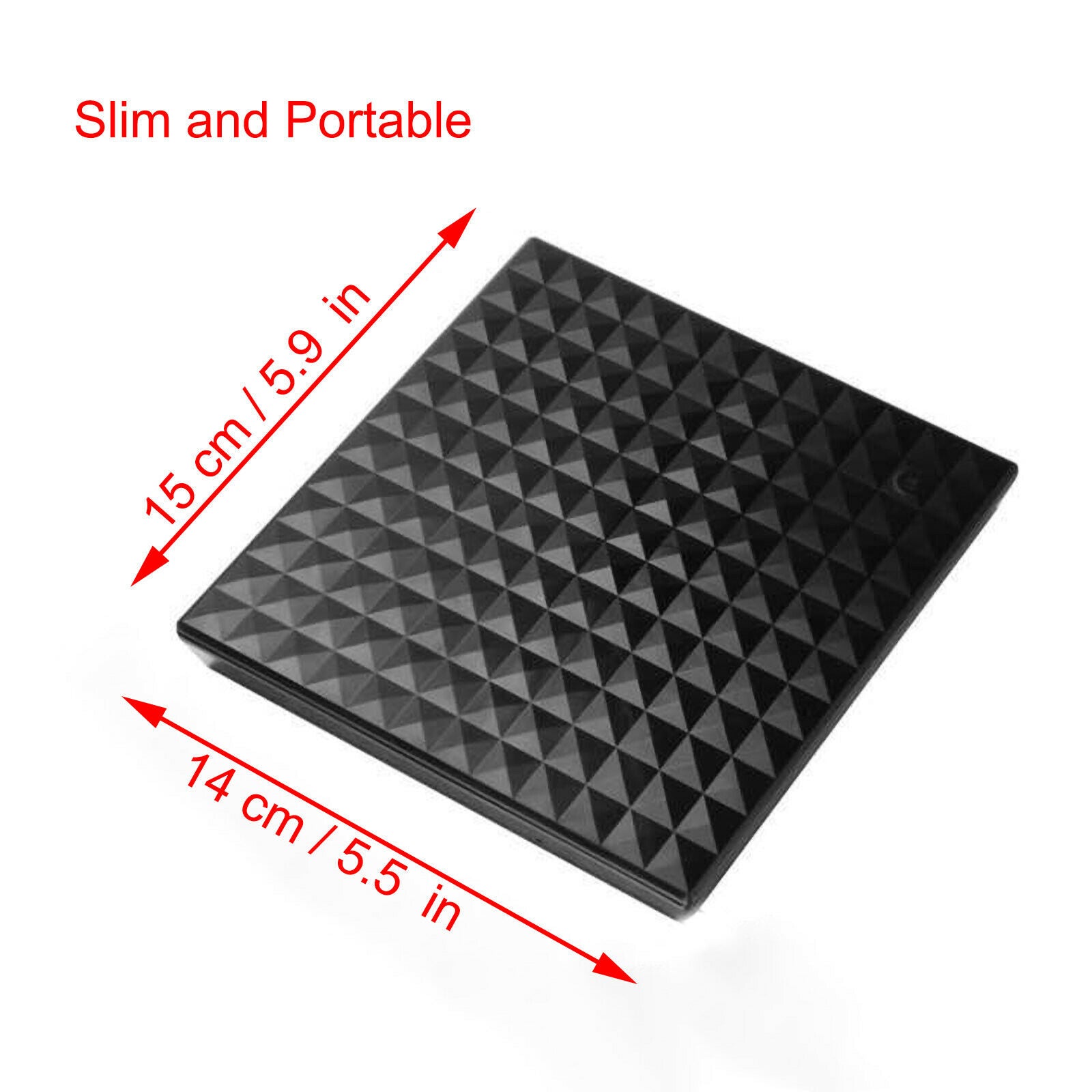 Newest External Cd Dvd Drive Usb 3.0 Disc Burner Player Writer For Laptop Pc Blk