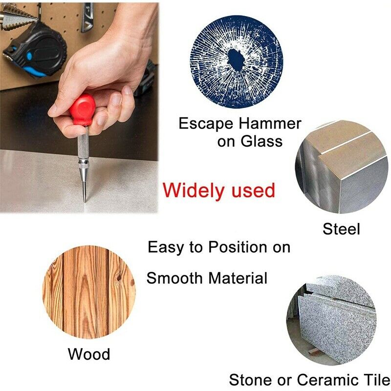 7 Pcs 1/4 Inch Metric Thread Tap HSS Spiral Hex Shank Combination Drill Screw A6