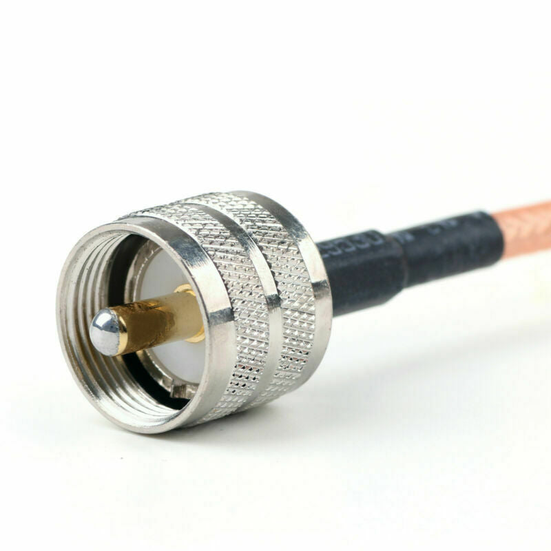 5x20cm RG142 Cable PL259 UHF Male To Male For Car Radio Antenna Pigtail 8in  AT2