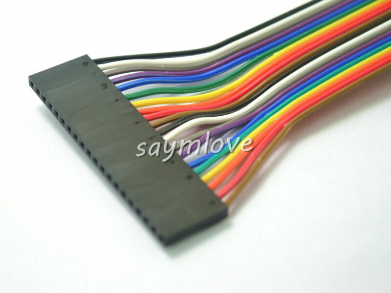 5pcs 20pin 20cm 2.54mm Female to Female jumper wire Dupont cable for Arduino