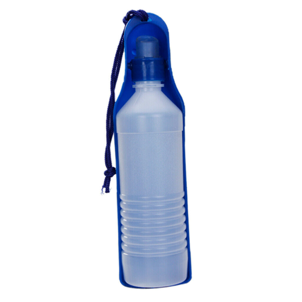 500 Ml Dog Water Bottle With Bowl For Travel On The Go
