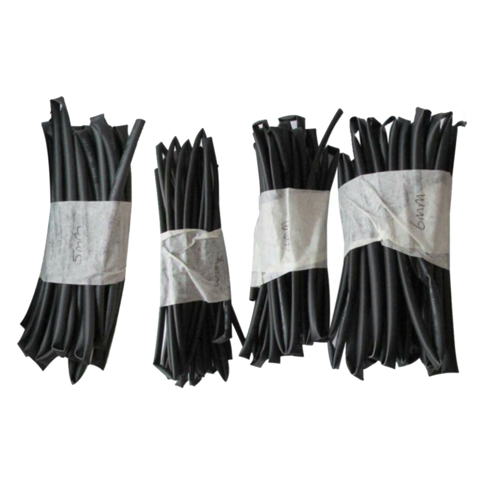 Polyolefin heat shrink tubing wire wrapping kit wire tape width wire ends