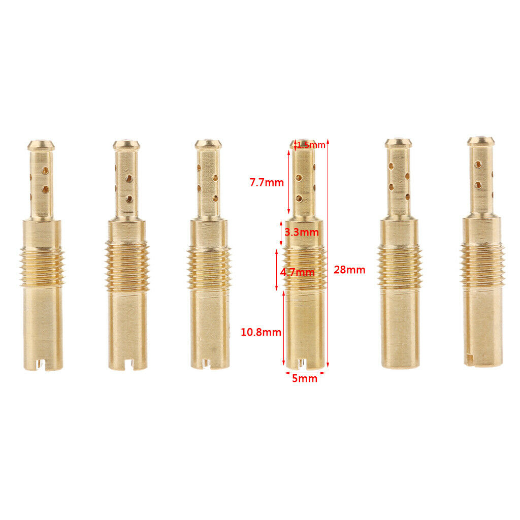 6x Carb Slow/Pilot Jet Kit For PWK  OKO CVK 32 35 38 40 42 45