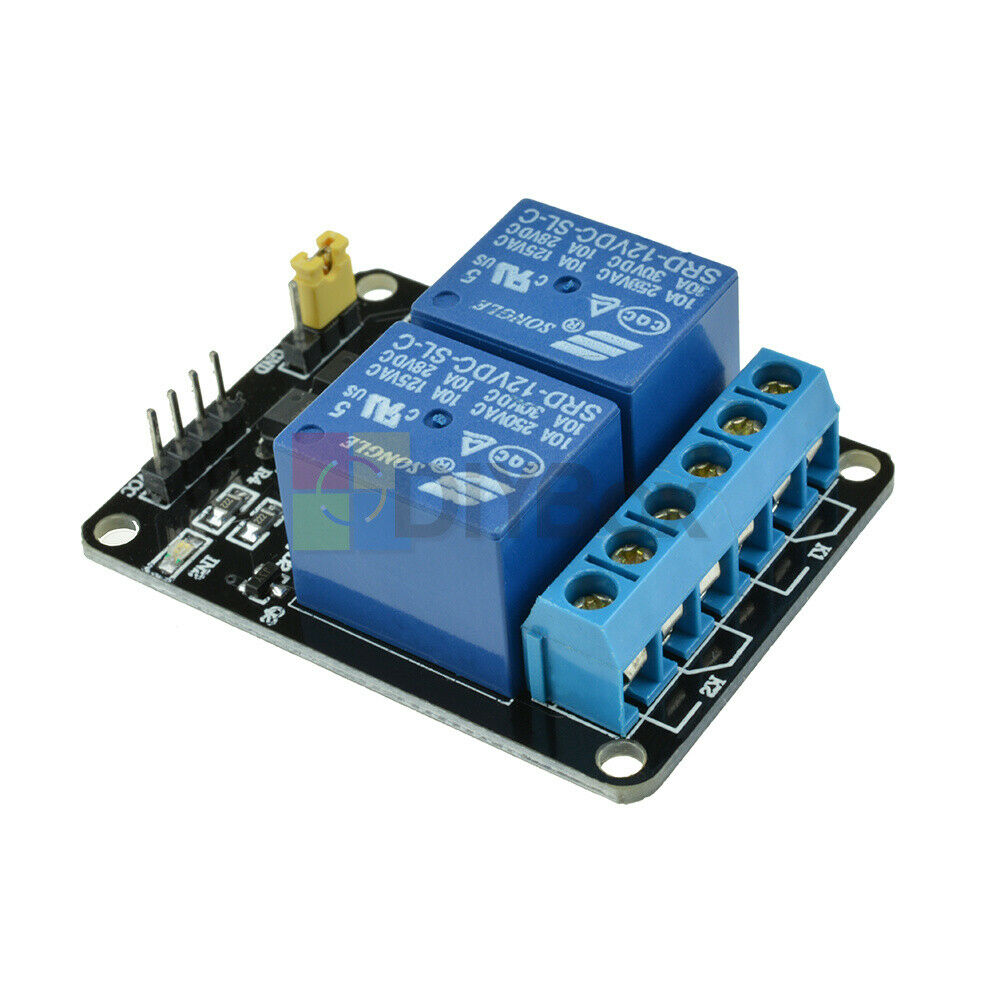DC 24V Relay 2 Channel Module Board With Optocoupler For PIC AVR DSP ARM Arduino