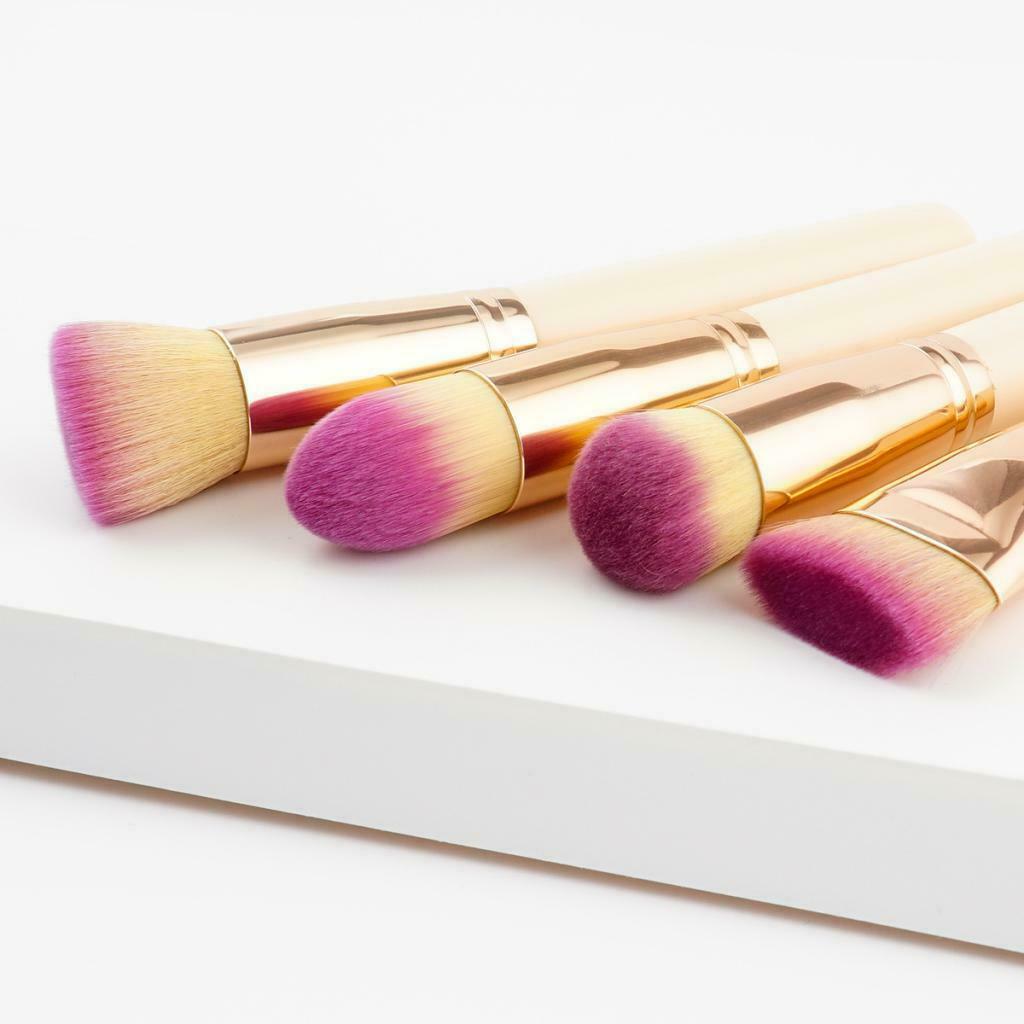 Pro Makeup Brush Powder Foundation Eyeshadow Blending Blush Comestics Tool - as