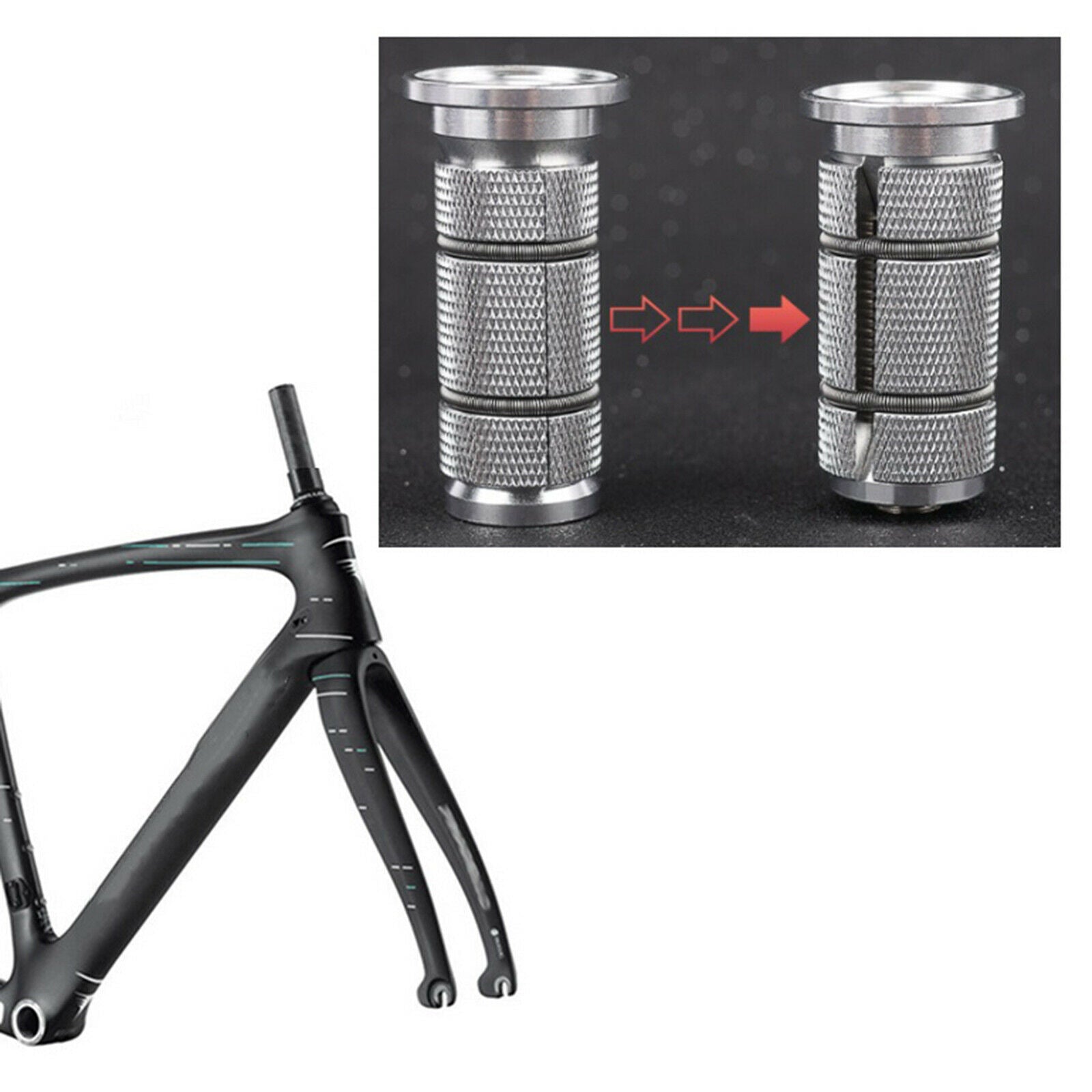 25.4/28.6mm Bike Headset Expander 40mm Compressor Top   Expansion Bolt Expander