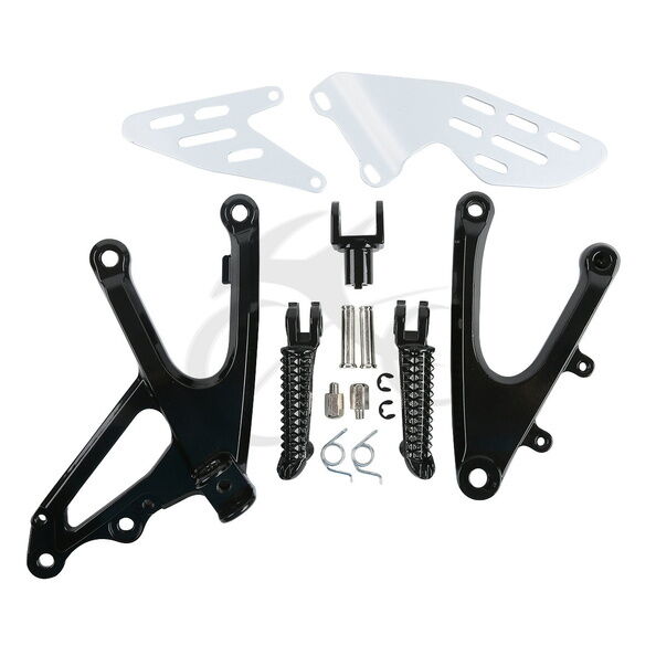 Front Rider Driver Footrests Bracket Fit For Yamaha YZF R1 YZF-R1 2007-2008