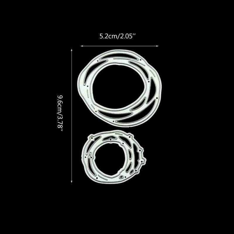 Line Ring DIY Metal Cutting Dies Stencil Scrapbooking Album Paper Card Crafts