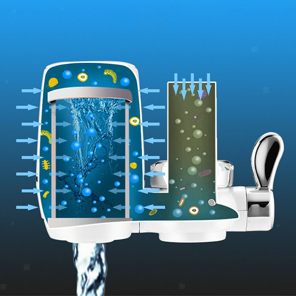 Kitchen Faucet Water Filter With Ceramic Material Compatible Standard Faucet