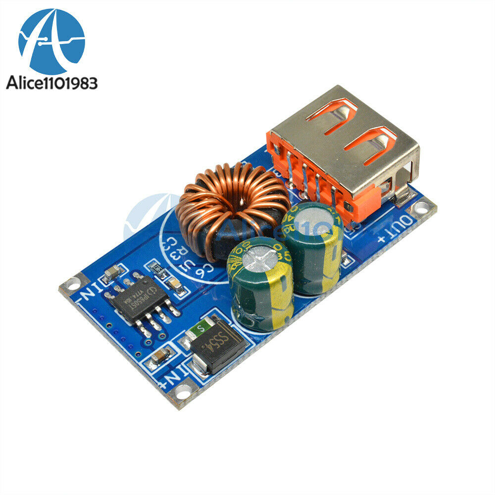 QC2.0 QC3.0 DC 6-32V USB Fast Charging Buck Step Down Power Converter Module Kit
