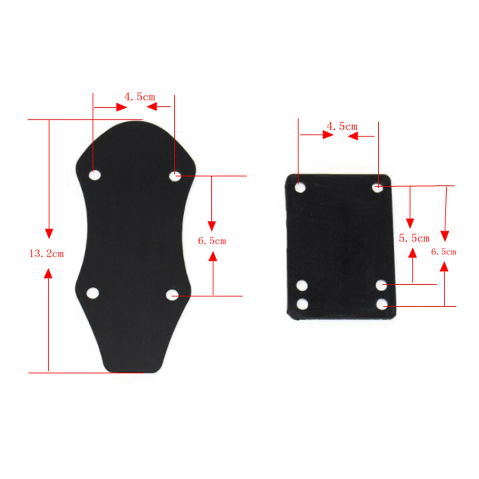 2pcs Skateboard Truck Shock Pads 1/8" Rise Pads Risers Riser Pads Shockpads