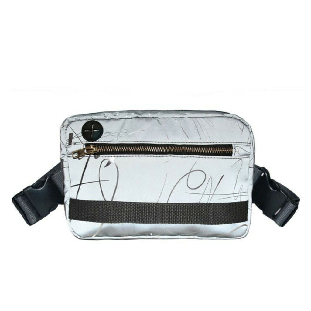 Oxford Molle Chest Bag Phone Water Bottle Gadget Pouch Adjustable Travel Running