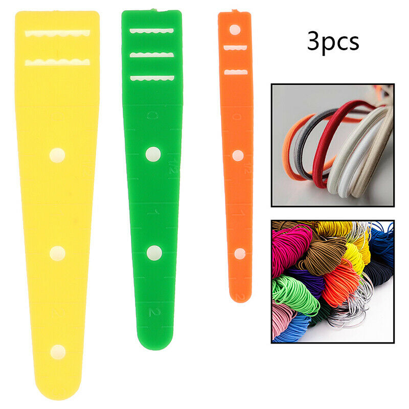 3Pcs Elastic Glides Guides Threaders Wear Band Tool Rope DIY Clothing Sewi_JCDD