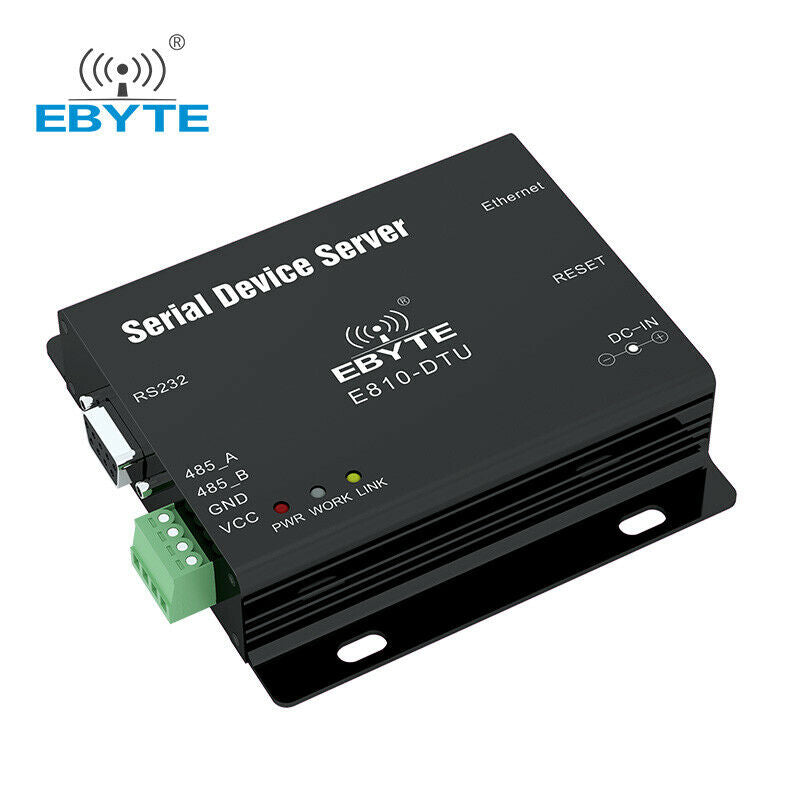 RS485 RS232 to Ethernet RJ45 Serial Port Server TCP UDP Full Duplex Modbus RTU