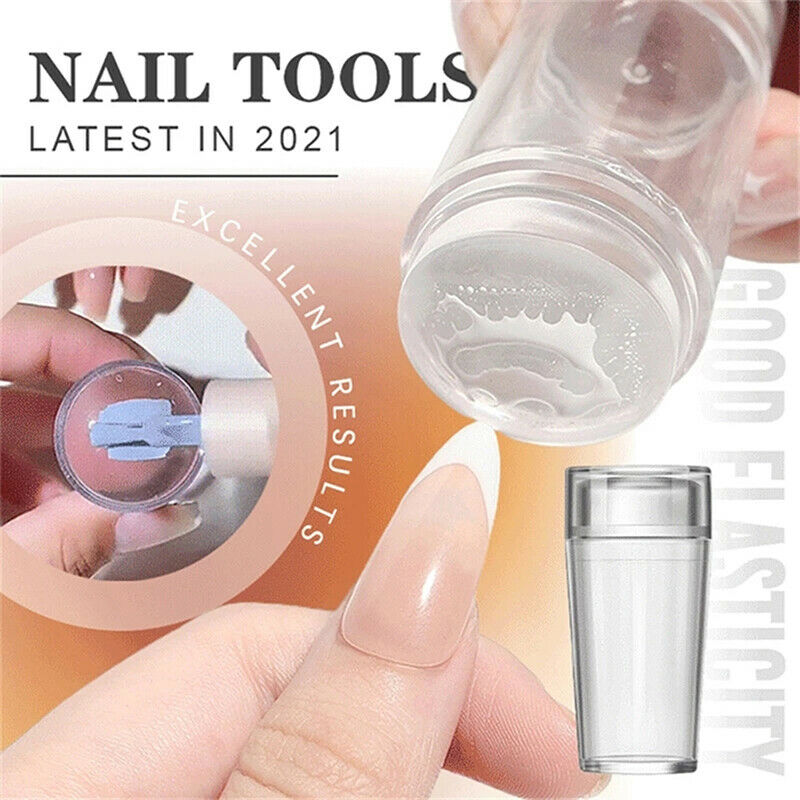 Copy of Nail Print Template Set French Mnicure Nail Stamper Scraper Set Silic JD