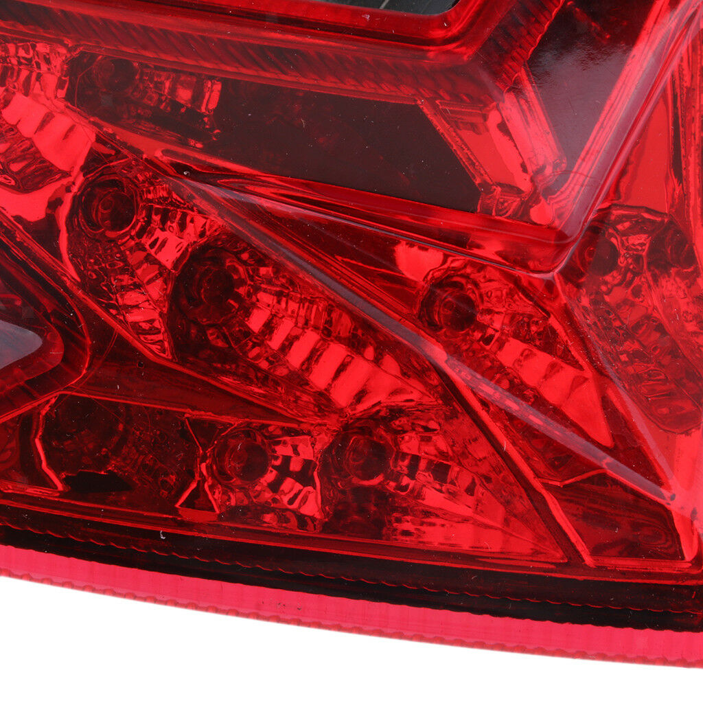 Led Integrated Tail Turn Signal Light For KAWASAKI Ninja ZX-6R Z800 Red Lens