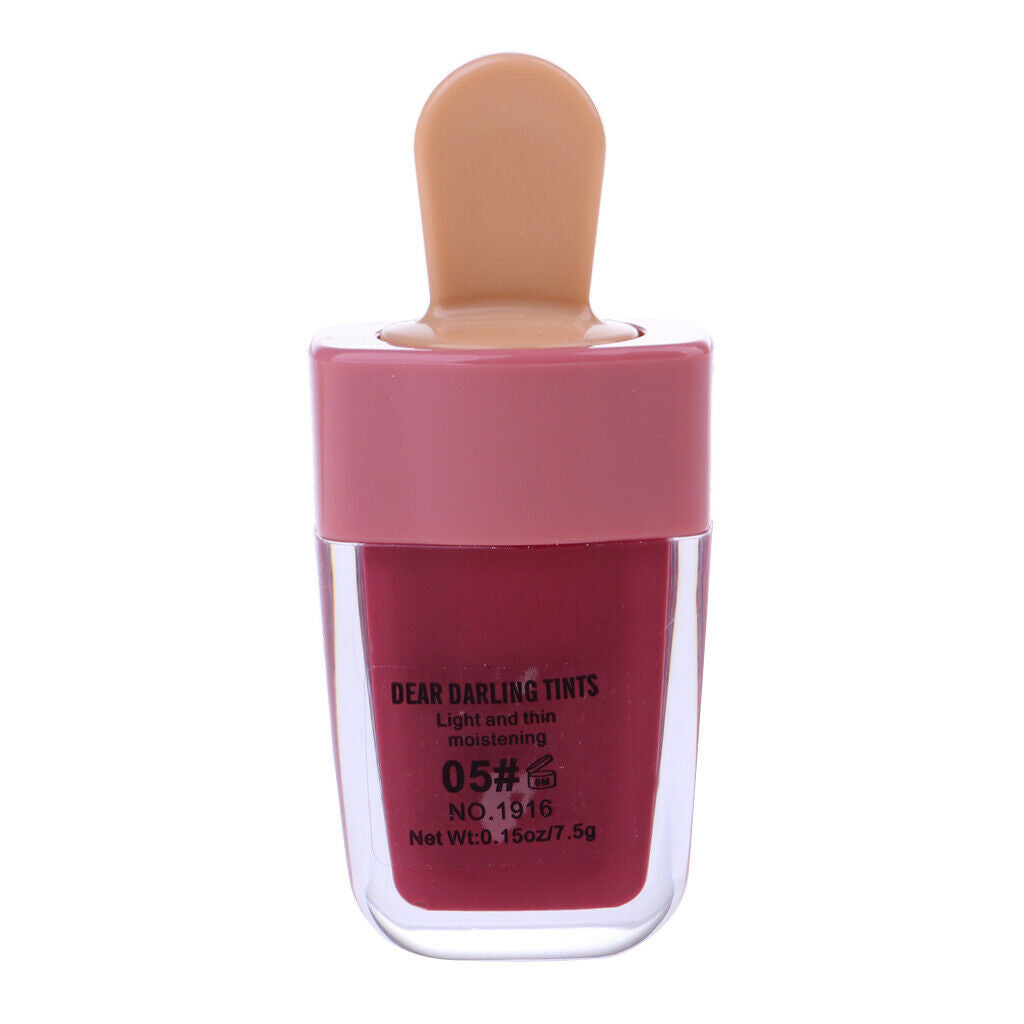 Long Lasting Lip Stain Lip Water Tint Makeup Matte Gloss Set Pale Mauve