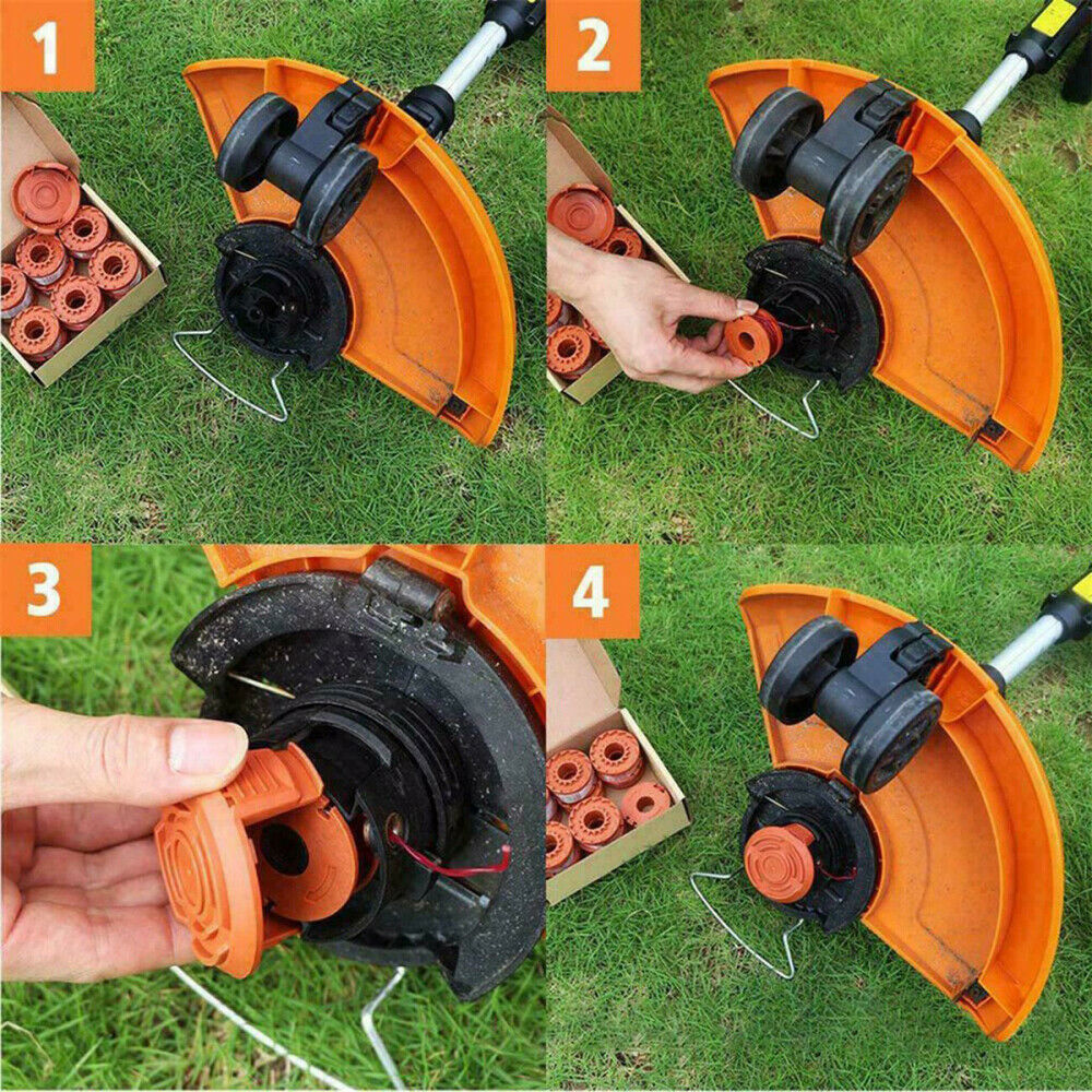 For WA0010 Worx Spool Line String Trimmer Edger 6 Pack Replacement