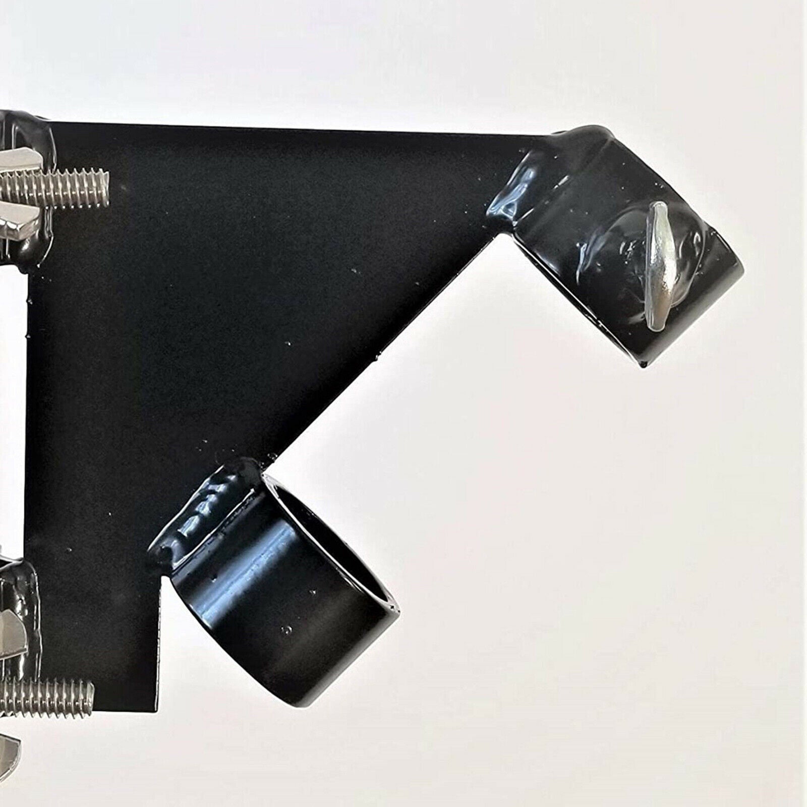 Flagpole Bracket Black Multi-Position Flag Pole Holder for Courtyard Flag