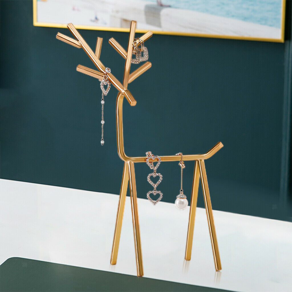 Deer Display Fashion Geometric Ornaments for Store Light Luxury Necklace