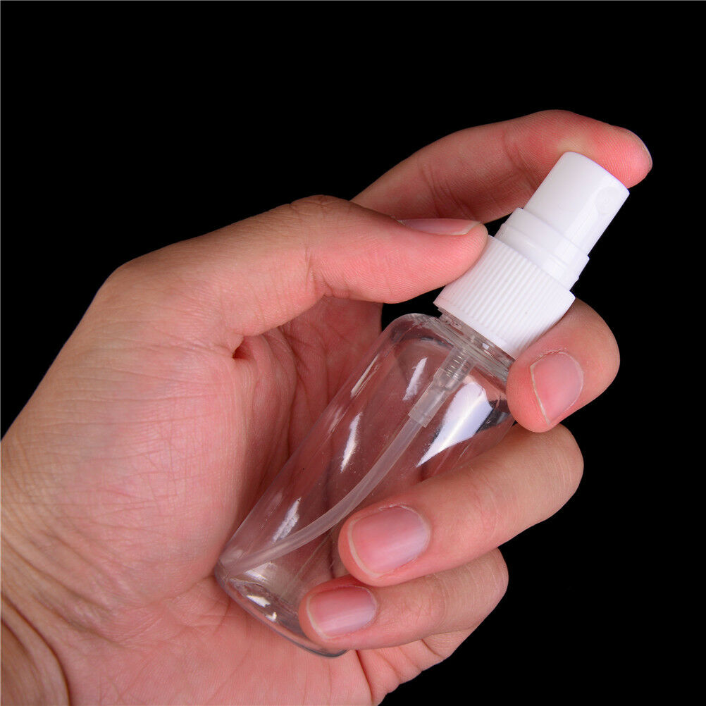 30ml 5Pcs Clear Transparent Plastic Perfume Atomizer Empty Small Spray Bott FG