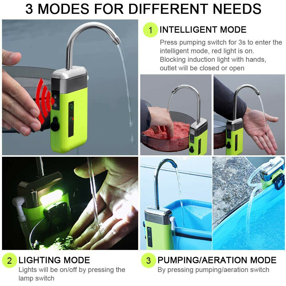 Aquarium Air Pump Ultra Silent Fish Tank Aerator Oxygen Pumps Pond Supplies NEW