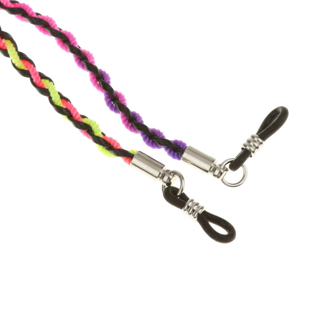2PCS Eyeglass Spectacles Neck Cord Strap Chain Cord Lanyard Retainer Holder