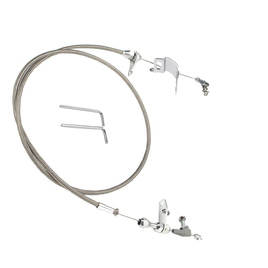 Braided Kick Down Cable Gas Throttle Cable for Chrysler 727 Transmission