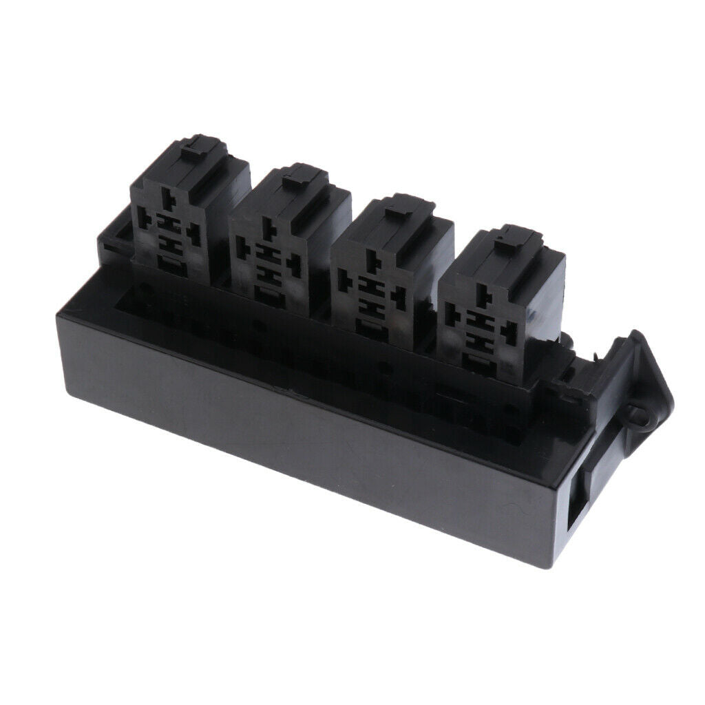 15 Way Automotive Relay Box Holder Housing +Blade Fuses+Terminals High