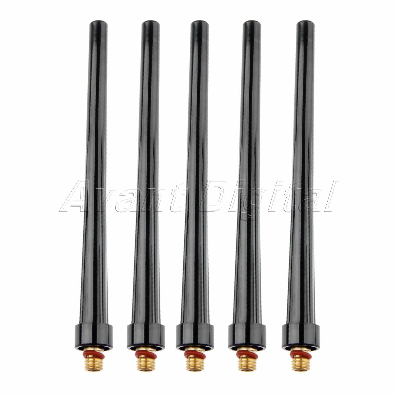 5pcs 41V24 Long Back Cup for WP-9 WP-20 WP-25 Tig Welding Torch Replacement Kit