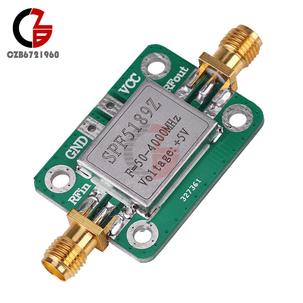 For FM HF VHF UHF Ham Radio LNA 50-4000MHz SPF5189 RF Amplifier Signal Receiver