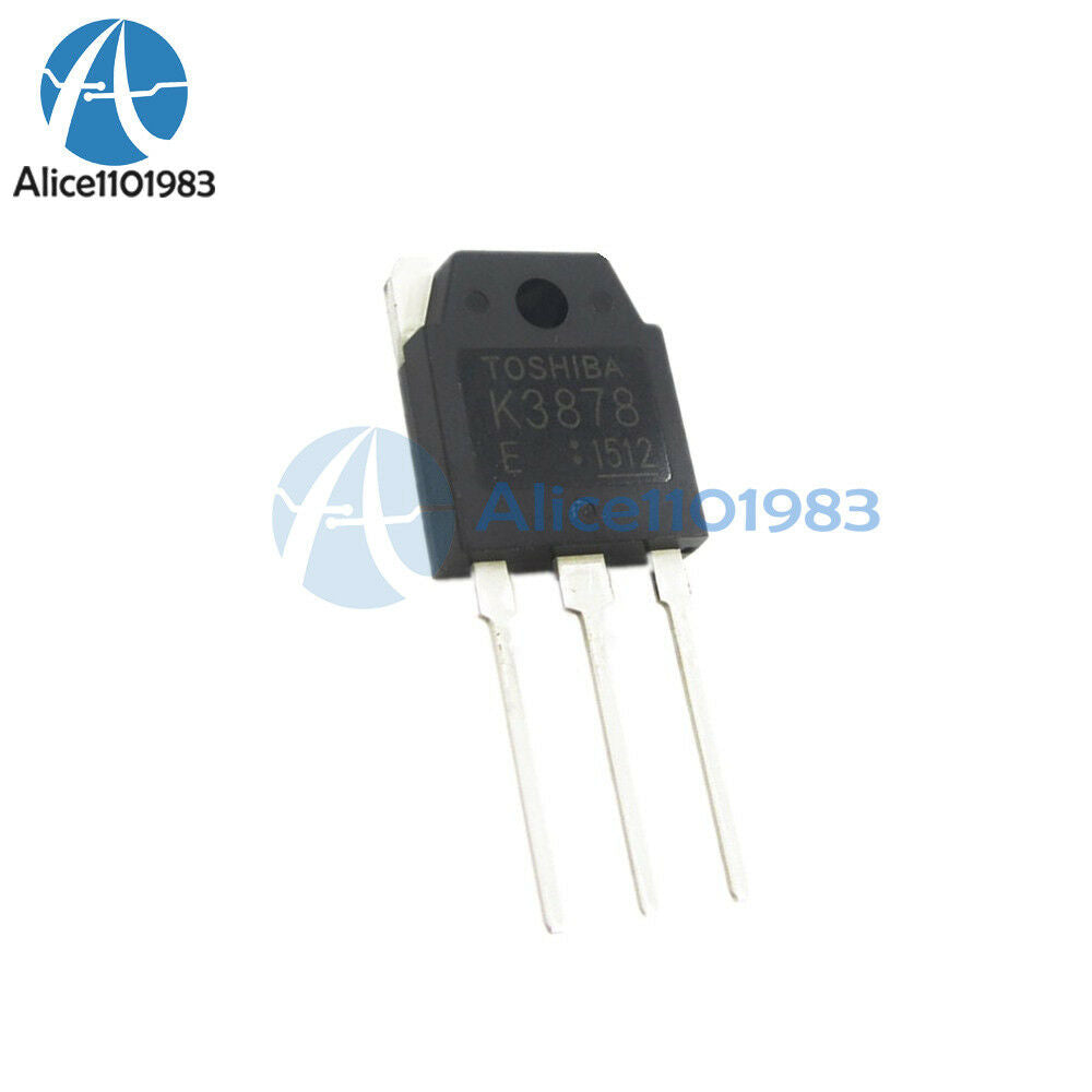 2PCS 2SK3878 K3878 TOS MOSFET N-Ch FET RDS TO-3P K3878