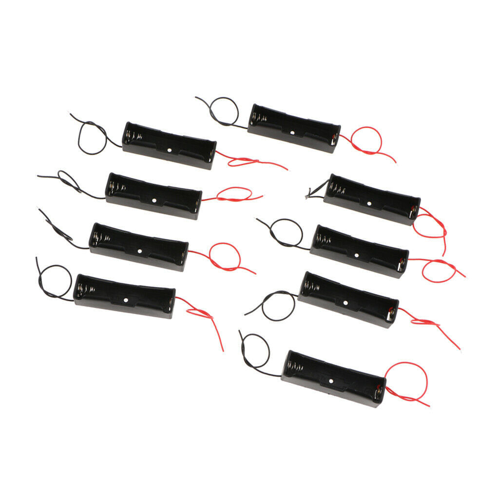 Lot 9 Pcs Portable Battery Case Cover Holder Storage Box for 18650 Batteries