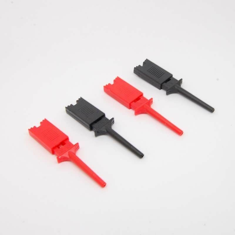 50pcs Convenient Fine Test Clip Mini Grabber SMD IC Hook Probe Jumper