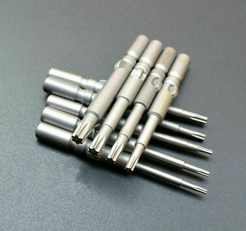9Pcs 6MM SHANK DIA TORX SCREWDRIVER SET HEAD TOOL - T5-T25