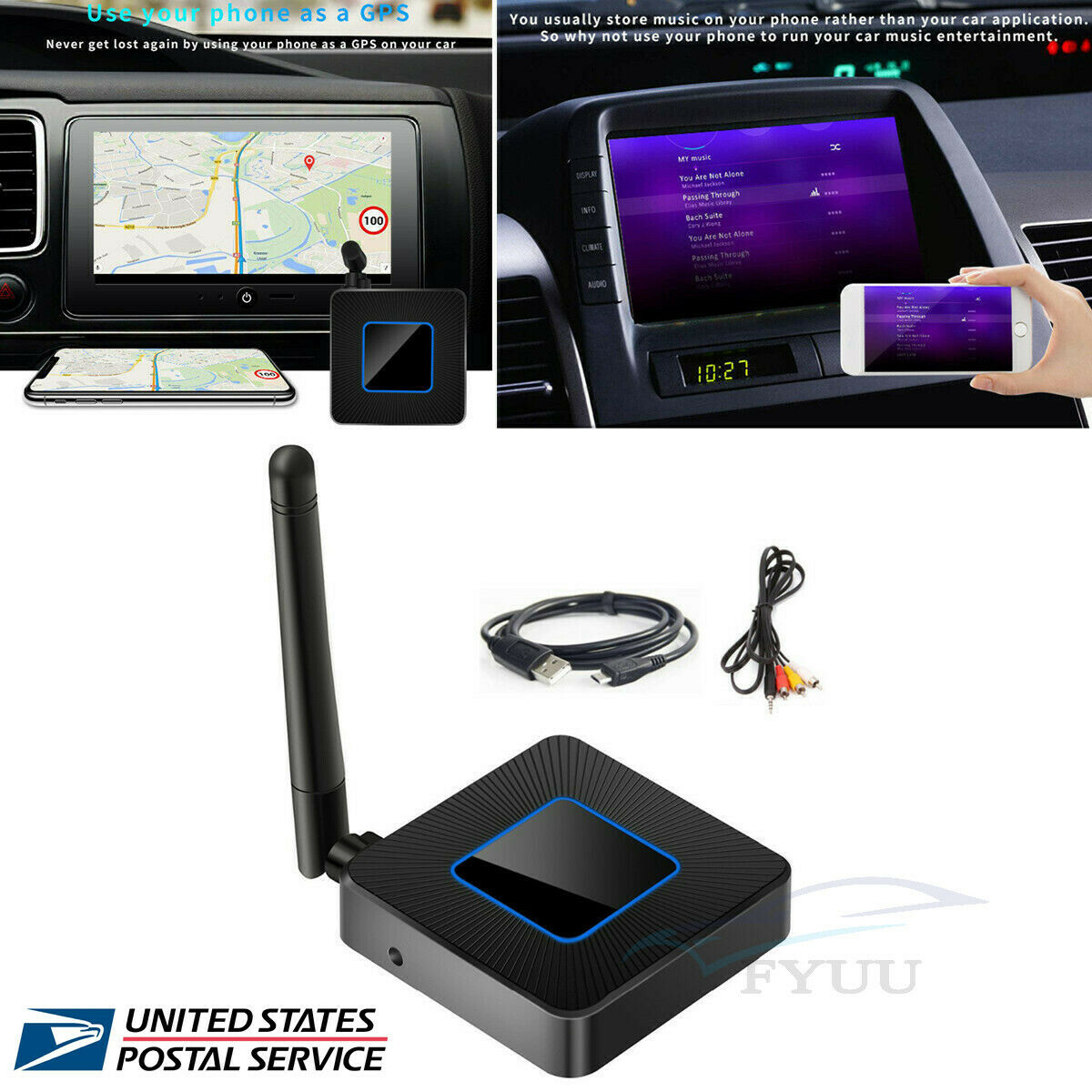 Wireless WiFi Mirror Link - Dongle Miracast Car Airplay DLNA Screen Mirroring
